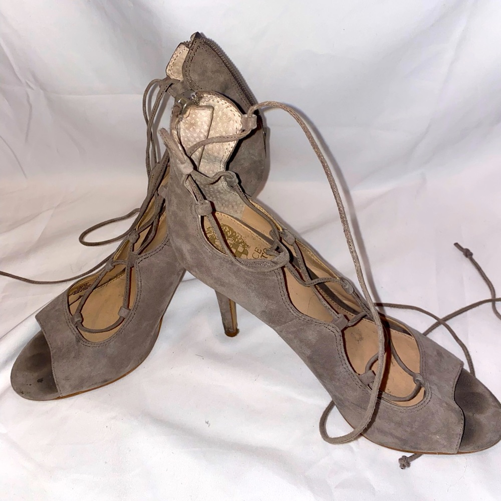 Vince Camuto lace up heels